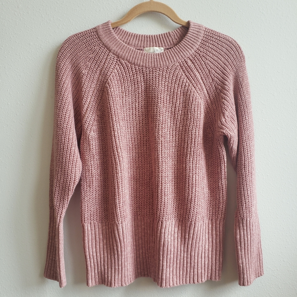 Dusty Rose Knit Sweater Universal Thread